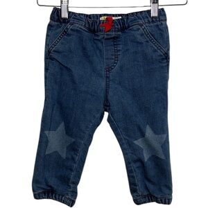 Baby Boden Star Jeans Pull Up Baby Size 18-24 Months